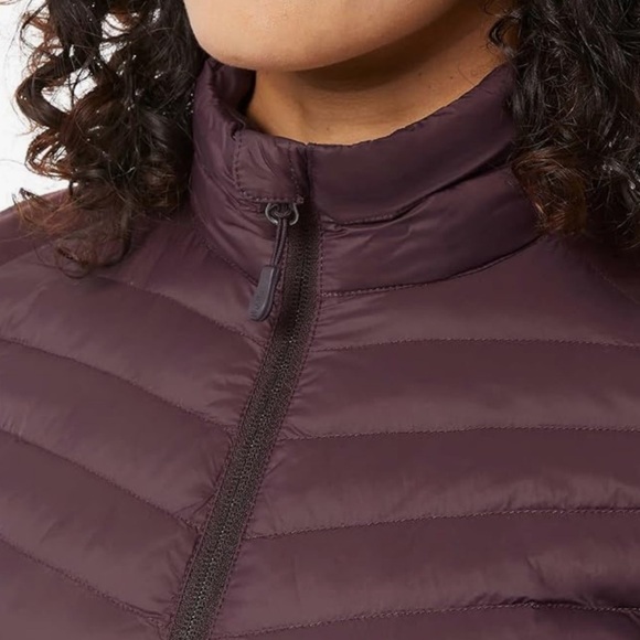 ❄️NWT❄️ 32 Degrees Womens Mixed Media Jacket- Deep Burgundy - Size: Small - Picture 3 of 5